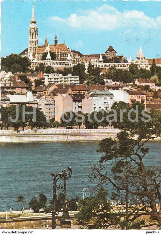 Budapest - Matthias Church - Fishers Bastion - 1976 - Hungary - used - JH Postcards