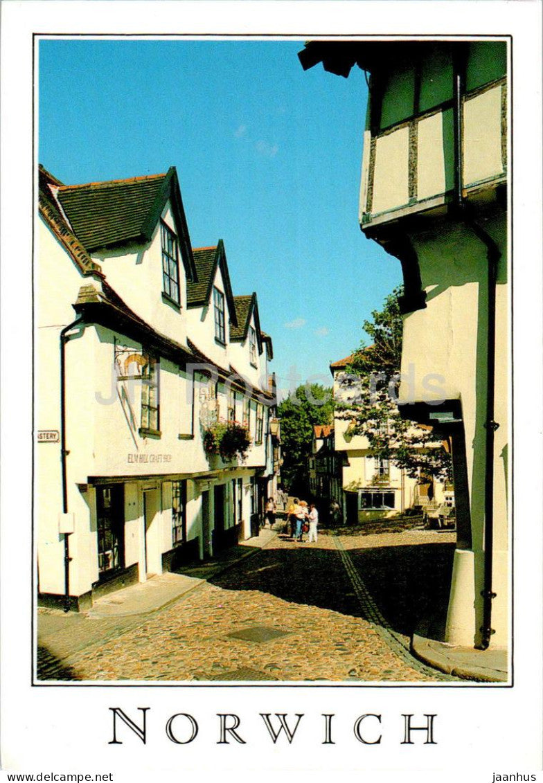Norwich - Elm Hill - 38 - England - United Kingdom - used - JH Postcards