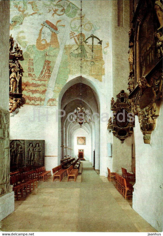 Arhus - Aarhus - Domkirke - cathedral - interior - Denmark - unused - JH Postcards