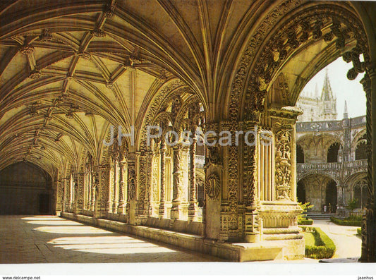 Lisboa - Mosteiro dos Jeronimos (Claustro) - Jeronimos Monastery (Cloister) - 142 - Portugal - unused - JH Postcards