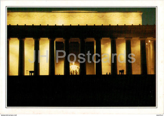 Washington - The Abraham Lincoln Memorial - A3 - USA - unused - JH Postcards