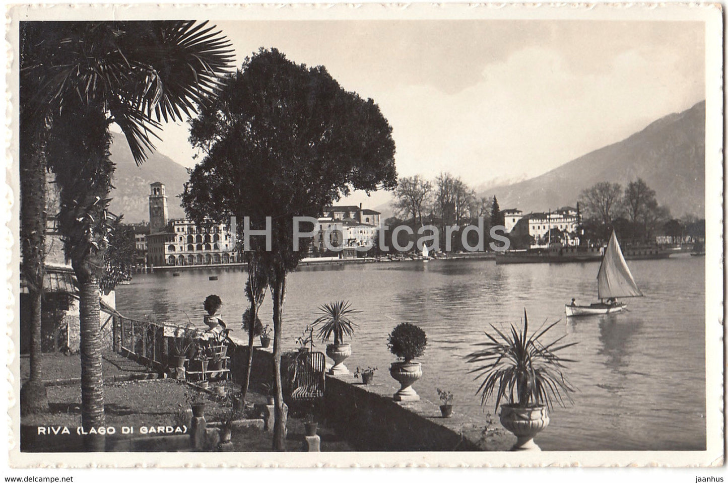 Riva - Lago di Garda - old postcard - 1925 - Italy - used - JH Postcards