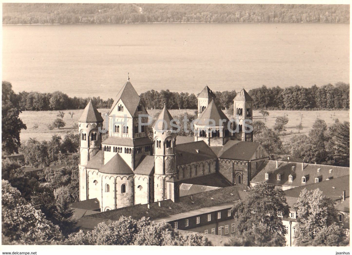 Maria Laach - Basilika mit See - 430 - Germany - unused - JH Postcards