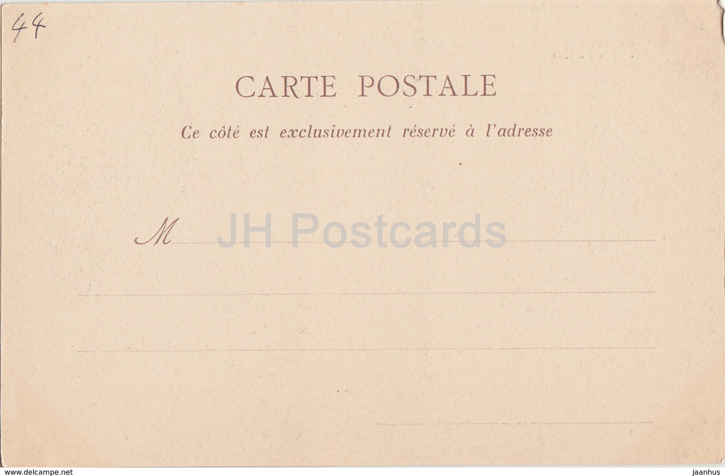 Nantes - Le Château - Entrée principale - château - carte postale ancienne - France - inutilisée