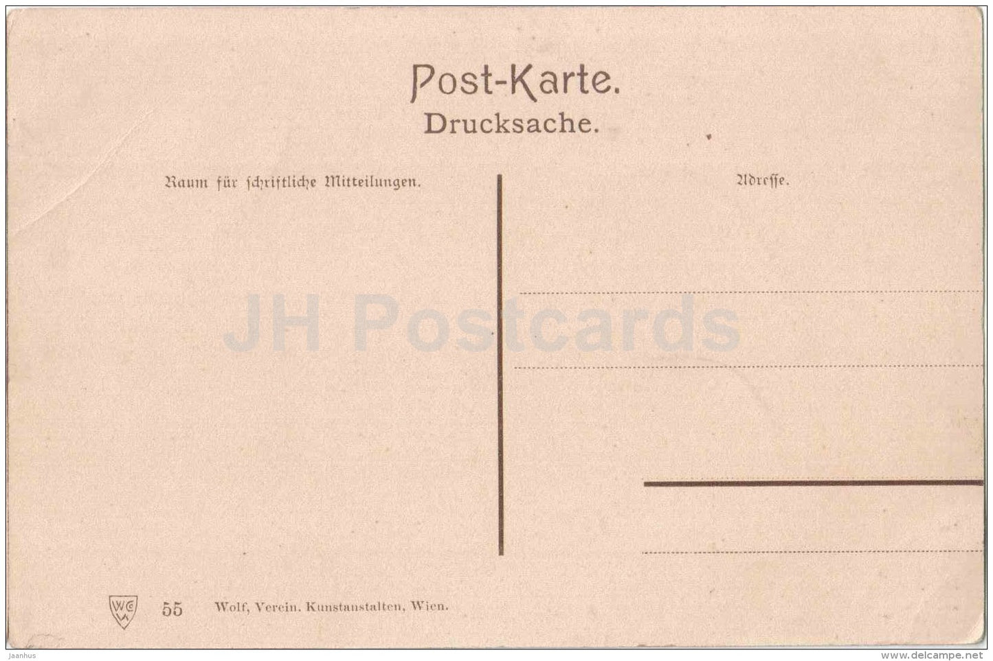 Pestsaule am Graben - Wien - Vienna - Austria - 55 - old postcard - unused - JH Postcards