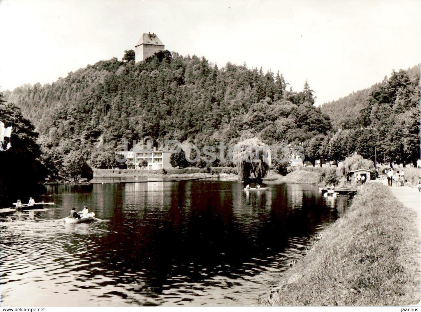 Ziegenruck - Saale - old postcard - Germany DDR - used - JH Postcards