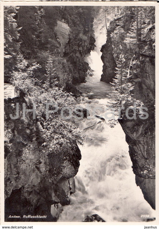 Andeer - Rofflaschlucht - 2559 - Switzerland - unused - JH Postcards