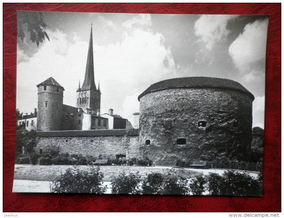 Paks Margareeta tower - Old Town - Tallinn - 1969 - Estonia - USSR - unused - JH Postcards