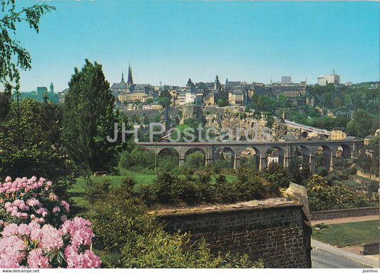 Panorama et Ville Haute - Luxembourg - unused - JH Postcards