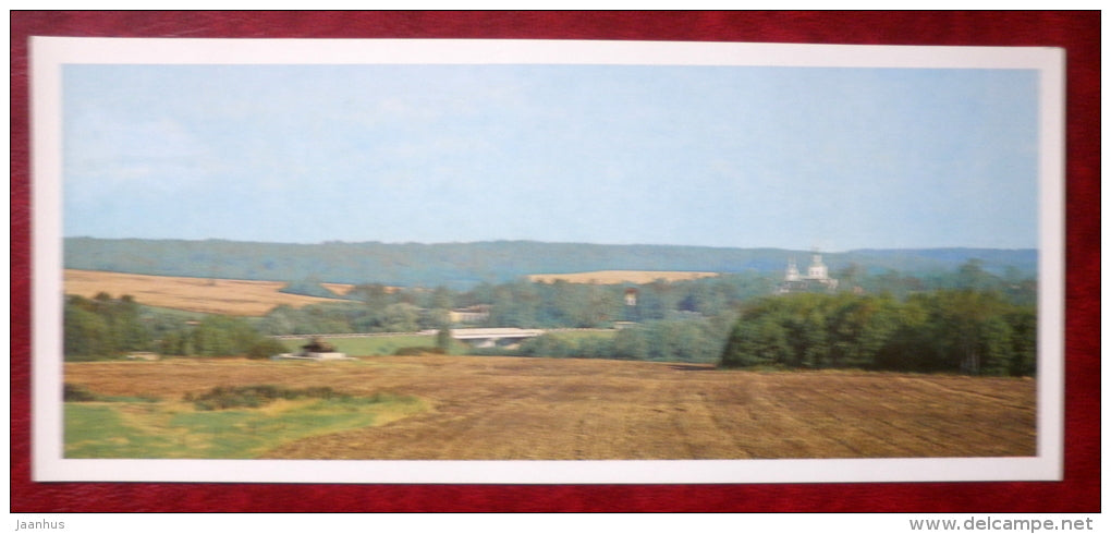 general view of village of Borodino - State Borodino Museum - 1983 - Russia USSR - unused - JH Postcards