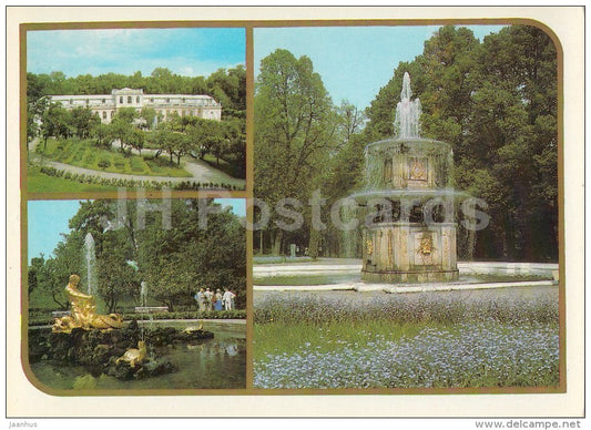 Large Conservatory - Conservatory Fountain - Roman Fountain - Petrodvorets - 1987 - Russia USSR - unused - JH Postcards