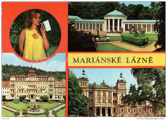 Marienbad - Marianske Lazne - spa - Czechoslovakia - Czech - unused - JH Postcards