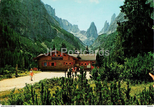 Dolomiti - Sexten - Sesto - Talschlusshutte Fischleinboden - Rifugio Fondo Valle Fiscalina - 1061 - 1983 - Italy - used - JH Postcards