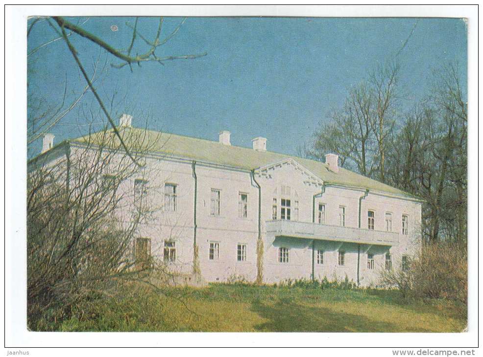 House of Leo Tolstoy - Yasnaya Polyana Manor - 1968 - Russia USSR - unused - JH Postcards
