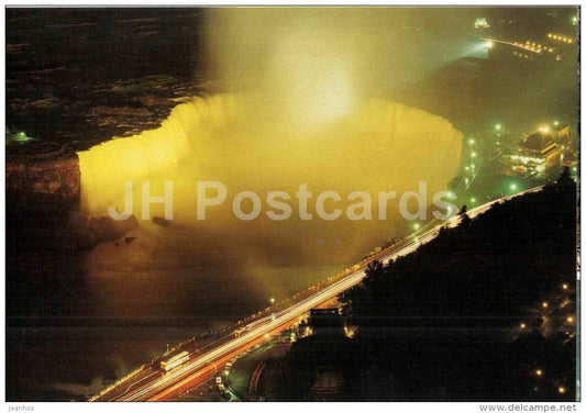 Canadian Horseshoe Falls - waterfall - Niagara Falls - Canada - unused - JH Postcards