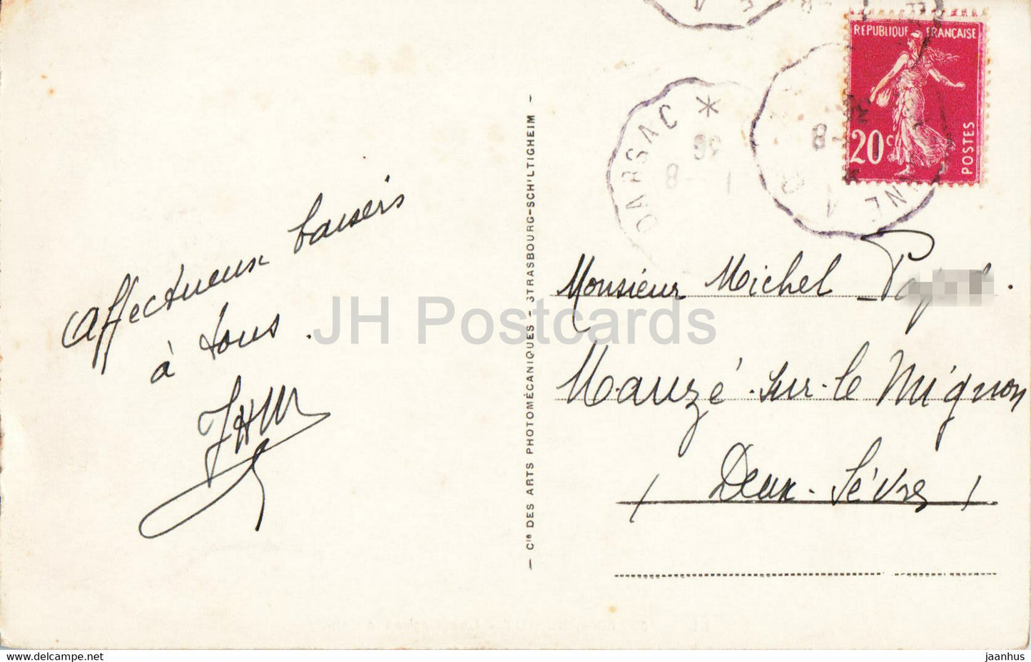 Env du Puy - Les Orgues d'Espaly - 106 - carte postale ancienne - années 1930 - France - occasion
