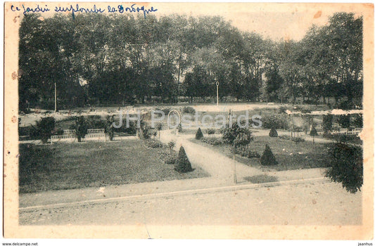 Sainte Foy la Grande - Le Jardin Public - Cote Nord - 35 - old postcard - France - used - JH Postcards
