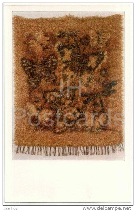 L. Erm - Wall Carpet , Butterflies , 1965 - Applied Art in Soviet Estonia - unused - JH Postcards