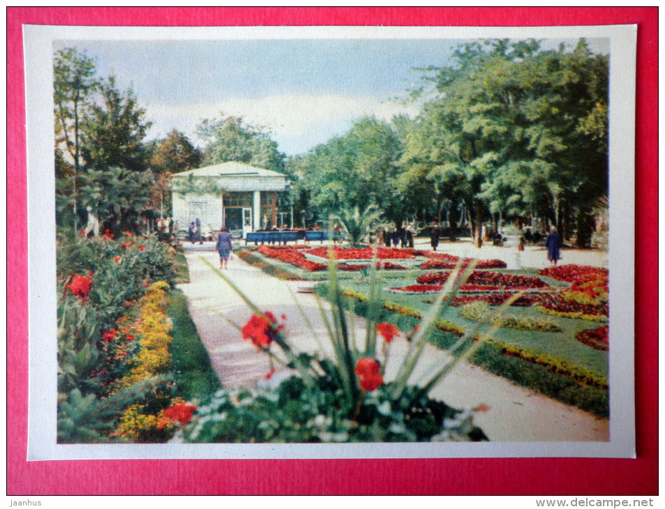 Park - Pyatigorsk - Caucasus - 1963 - Russia USSR - unused - JH Postcards