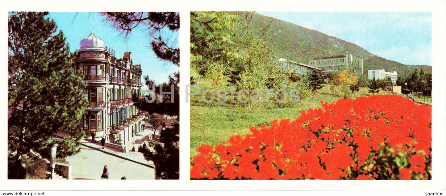 Pyatigorsk - building of the spa council - Lenin sanatorium - 1983 - Russia USSR - unused - JH Postcards