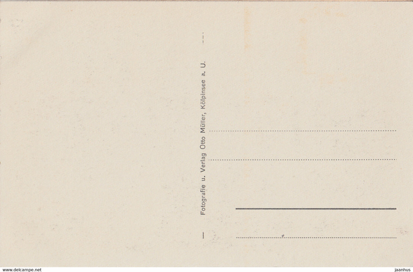 Ostseebad Kolpinsee a Usedom - Strandleben - beach - old postcard - Germany - unused