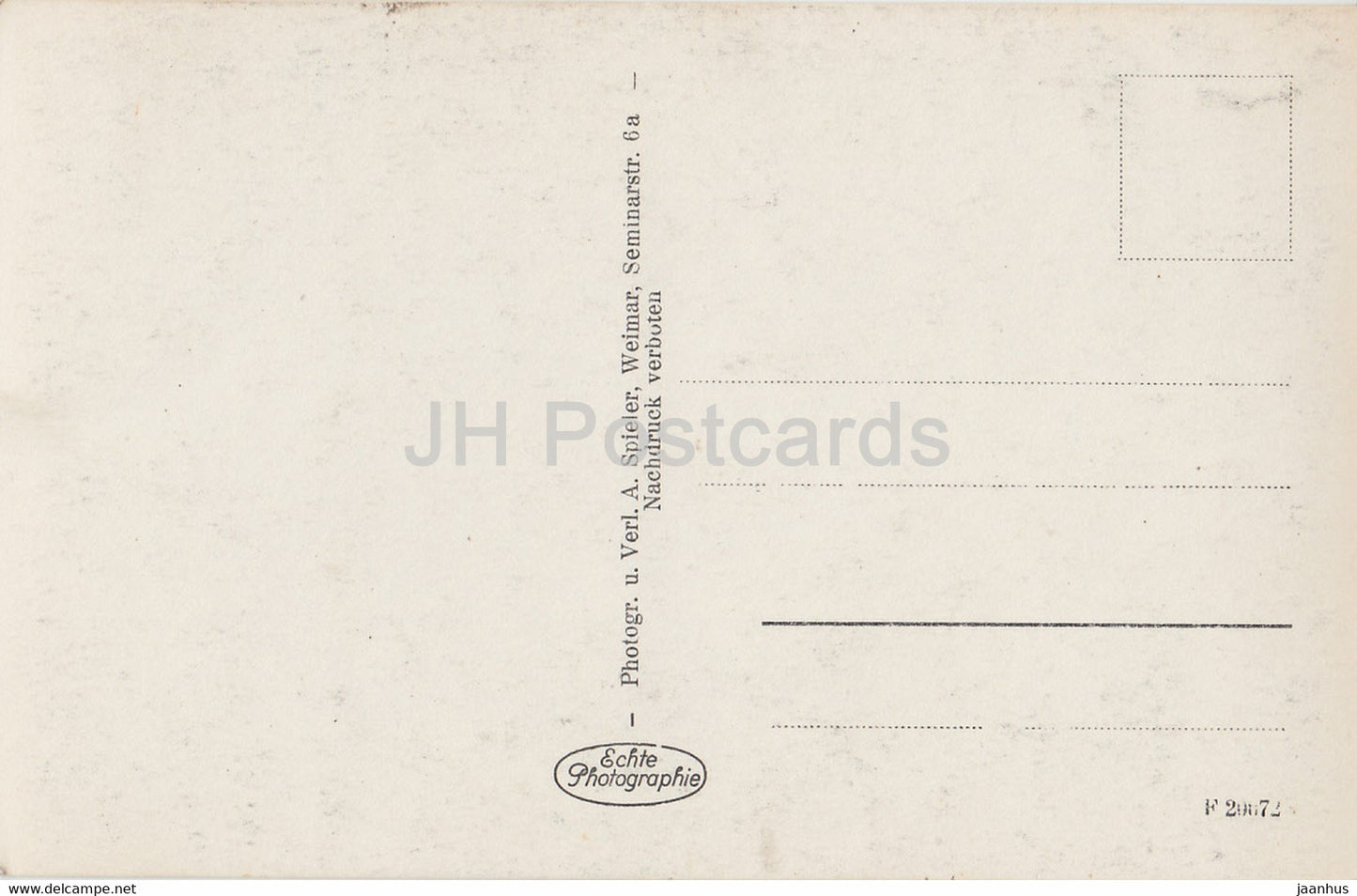 Teehauschen im Tiefurter Park b Weimar - old postcard - Germany - unused