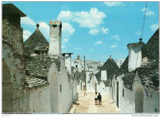 Montenero - Alberobello - Bari - Puglia - Italia - Italy - sent from Italy to Germany 1972 - JH Postcards