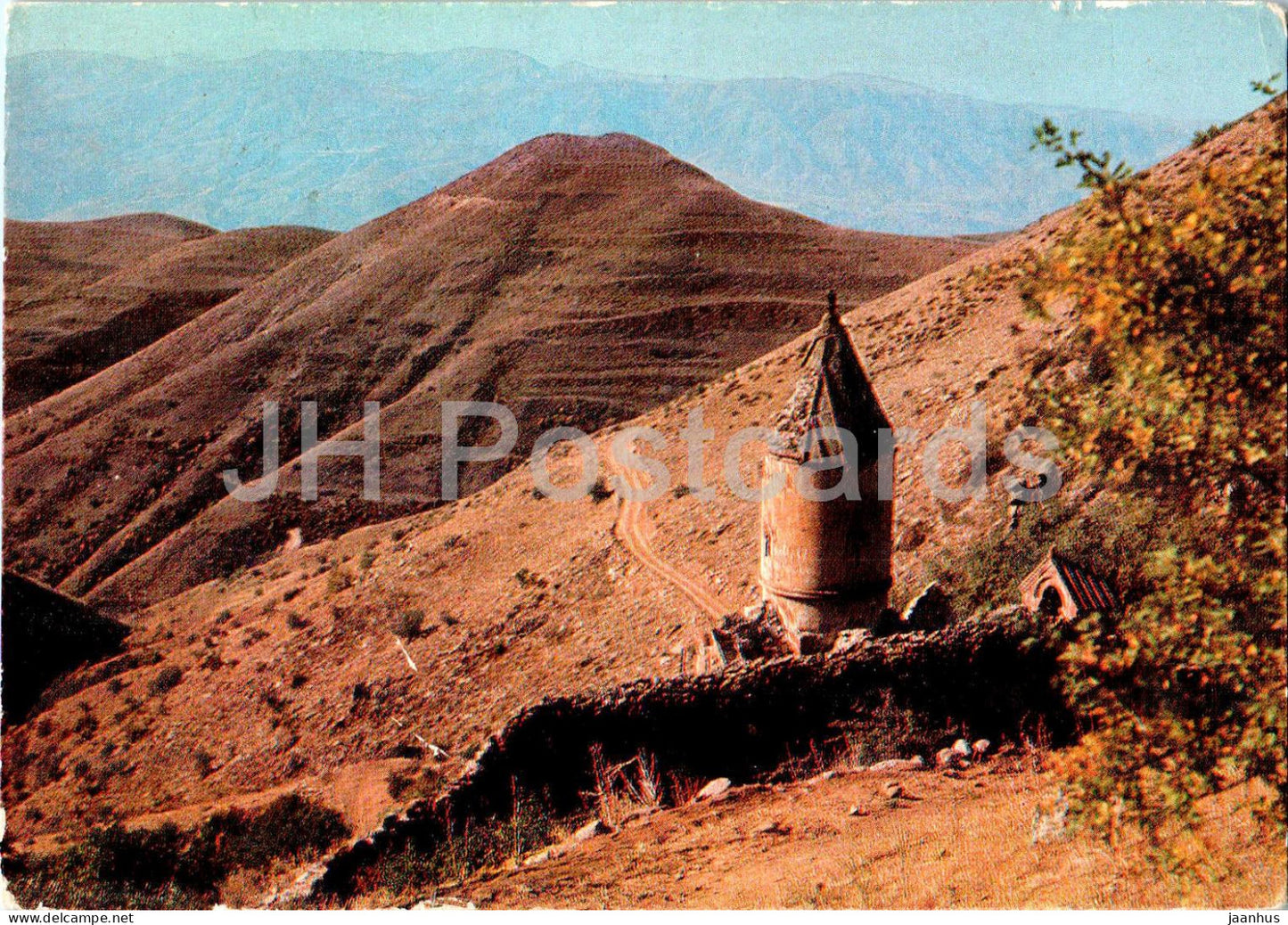 Spitakavor Church - Yeghegnadzor region - postal stationery - Armenia USSR - unused - JH Postcards