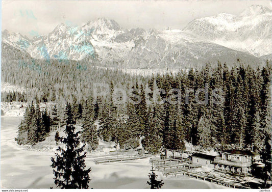 Vysoke Tatry - Strbske Pleso - Kopky - Vysoka - Ostrva - Tupa - High Tatras - 1961 - Slovakia - Czechoslovakia - used - JH Postcards