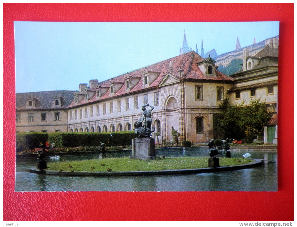 Wallenstein Palace - Prague - Praha - 1975 - Czech Republic - unused - JH Postcards