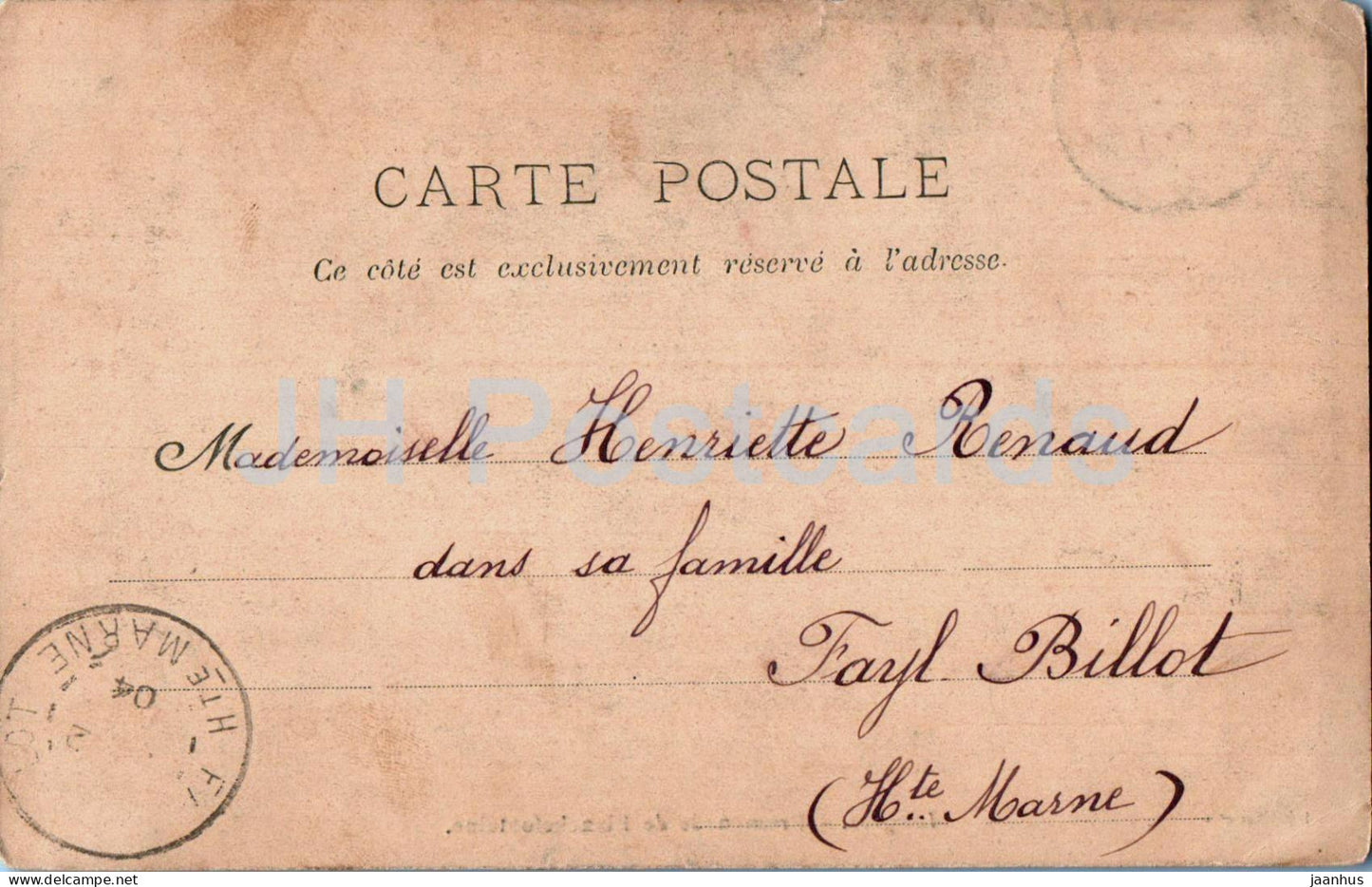 Langres - Promenade de Blanchefontaine - carte postale ancienne - 1904 - France - occasion 