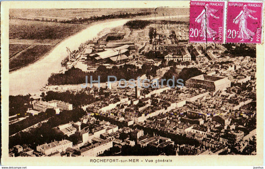 Rochefort sur Mer - Vue Generale - old postcard - France - used - JH Postcards