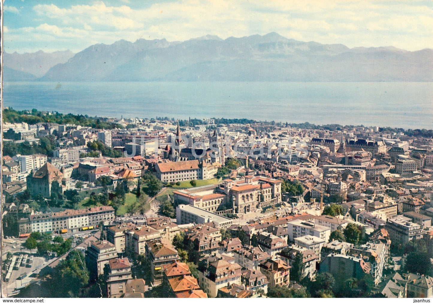 Lausanne - vue generale - 606 - 1979 - Switzerland - used - JH Postcards