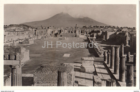 Napoli Pompei - Pompeii - Naples - Vesuvius - 623 - old postcard - Italy - unused - JH Postcards