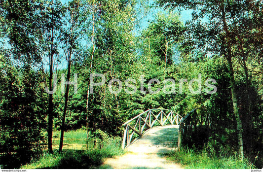 Abramtsevo - A little wood bridge - 1977 - Russia USSR - unused - JH Postcards