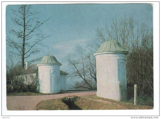Entrance to the estate of Leo Tolstoy - Yasnaya Polyana Manor - 1968 - Russia USSR - unused - JH Postcards