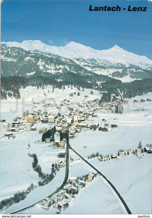 Lantsch - Lenz 1320 m - Piz Scalottas - Piz Danis und Statzenhorn- 1984 - Switzerland - used - JH Postcards