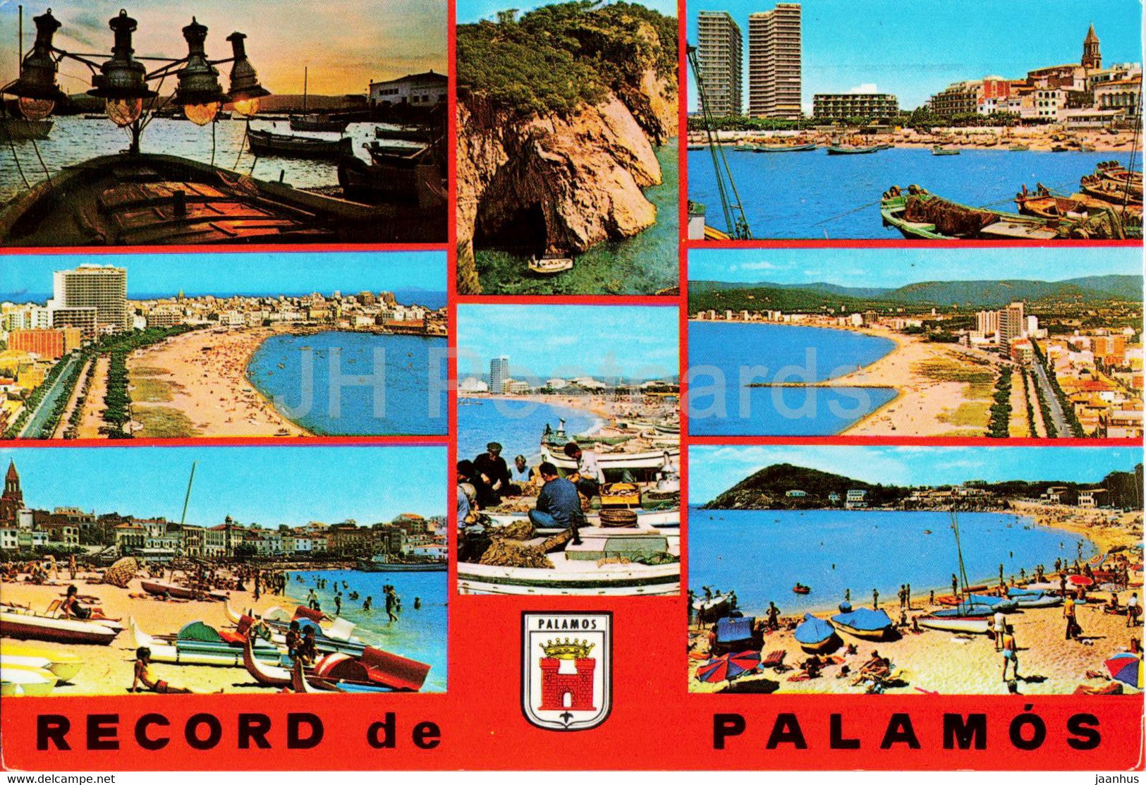 Record de Palamos - Costa Brava - multiview - 95 - Spain - used - JH Postcards