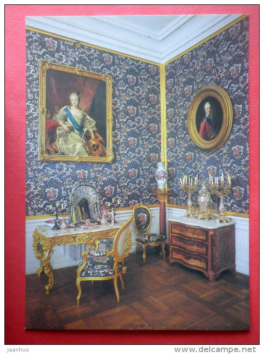 The Dressing Room - The Great Palace - Petrodvorets - 1986 - Russia USSR - unused - JH Postcards