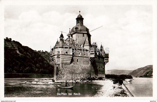 Die Pfalz bei Kaub - Germany - unused - JH Postcards