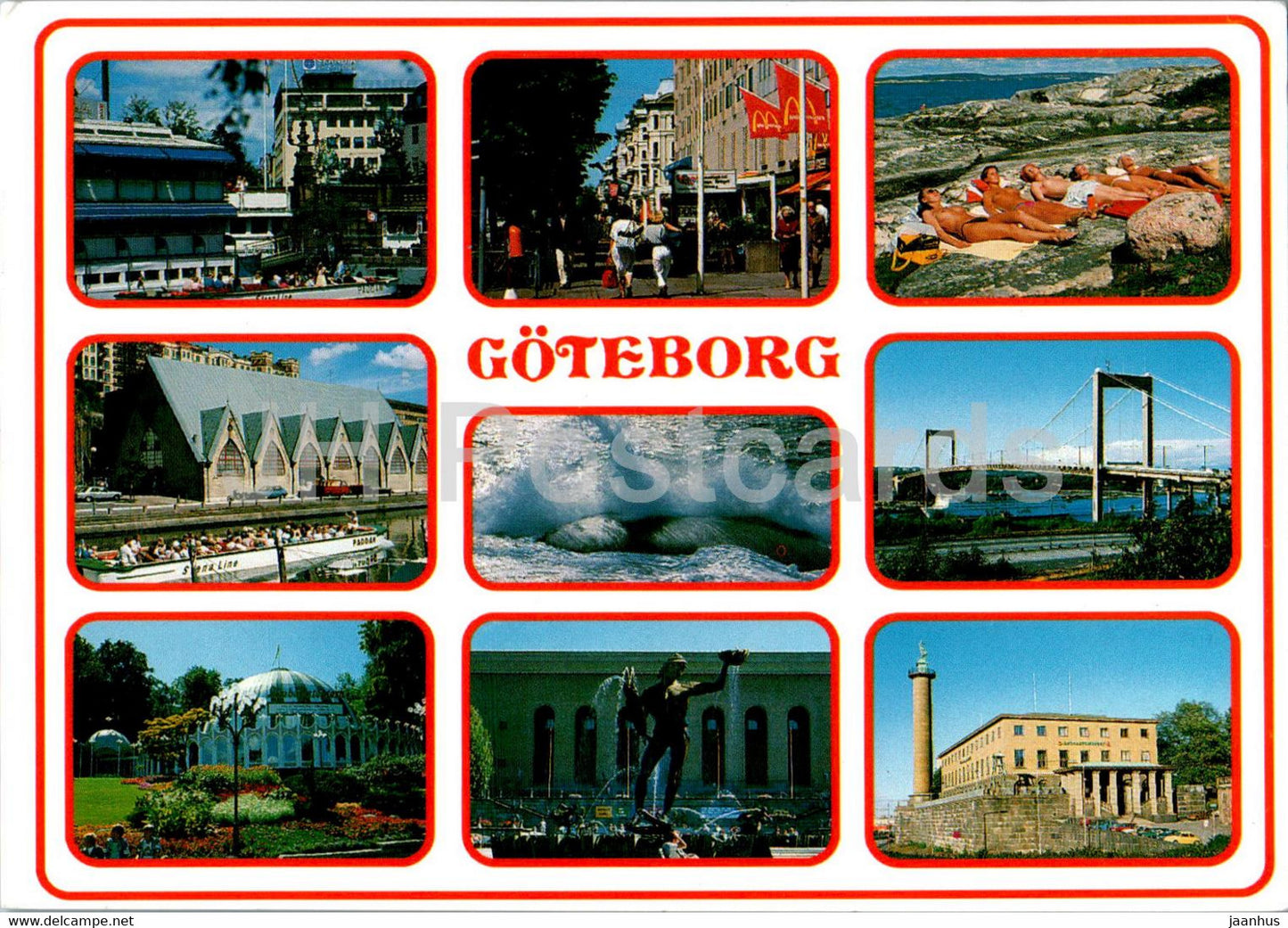 Goteborg - multiview - 2008 - Sweden - used - JH Postcards