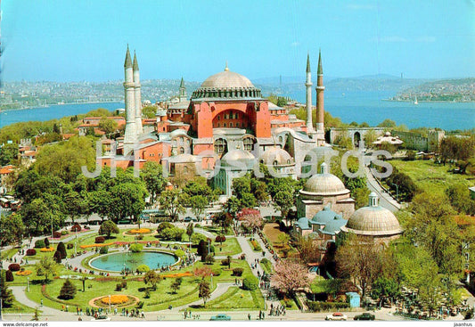 Istanbul - St Sophia Museum - 1990 - Turkey - used - JH Postcards