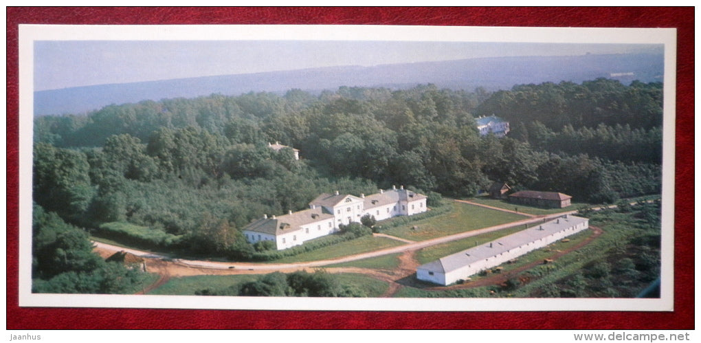 view of the manor - Yasnaya Polyana - Museum-Estate of Leo Tolstoy - 1976 - Russia USSR - unused - JH Postcards