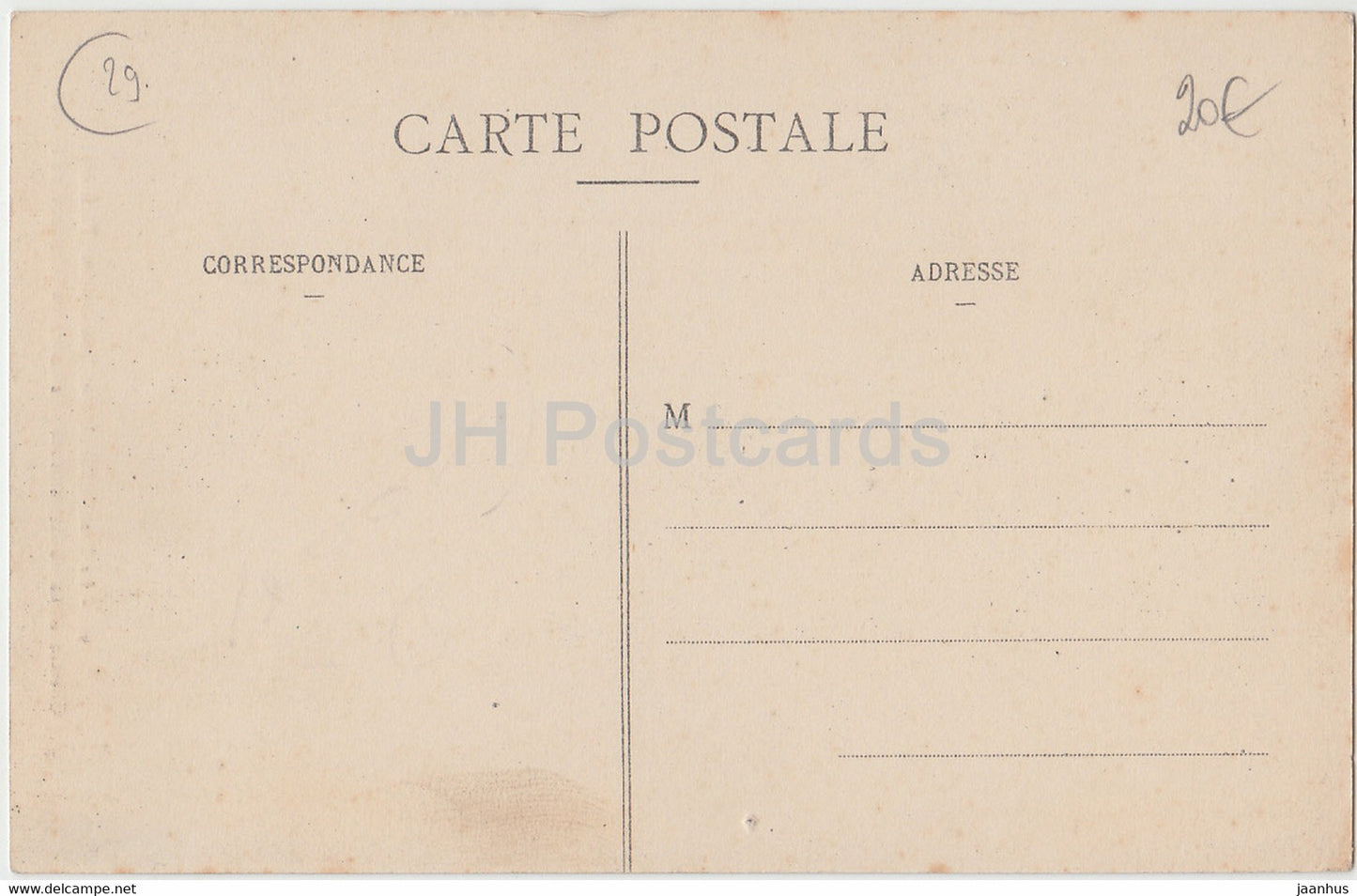 La Grande Palud pres Landerneau - Chemin creux ou fut retrouve le cadavre - 91 - alte Postkarte - Frankreich - unbenutzt