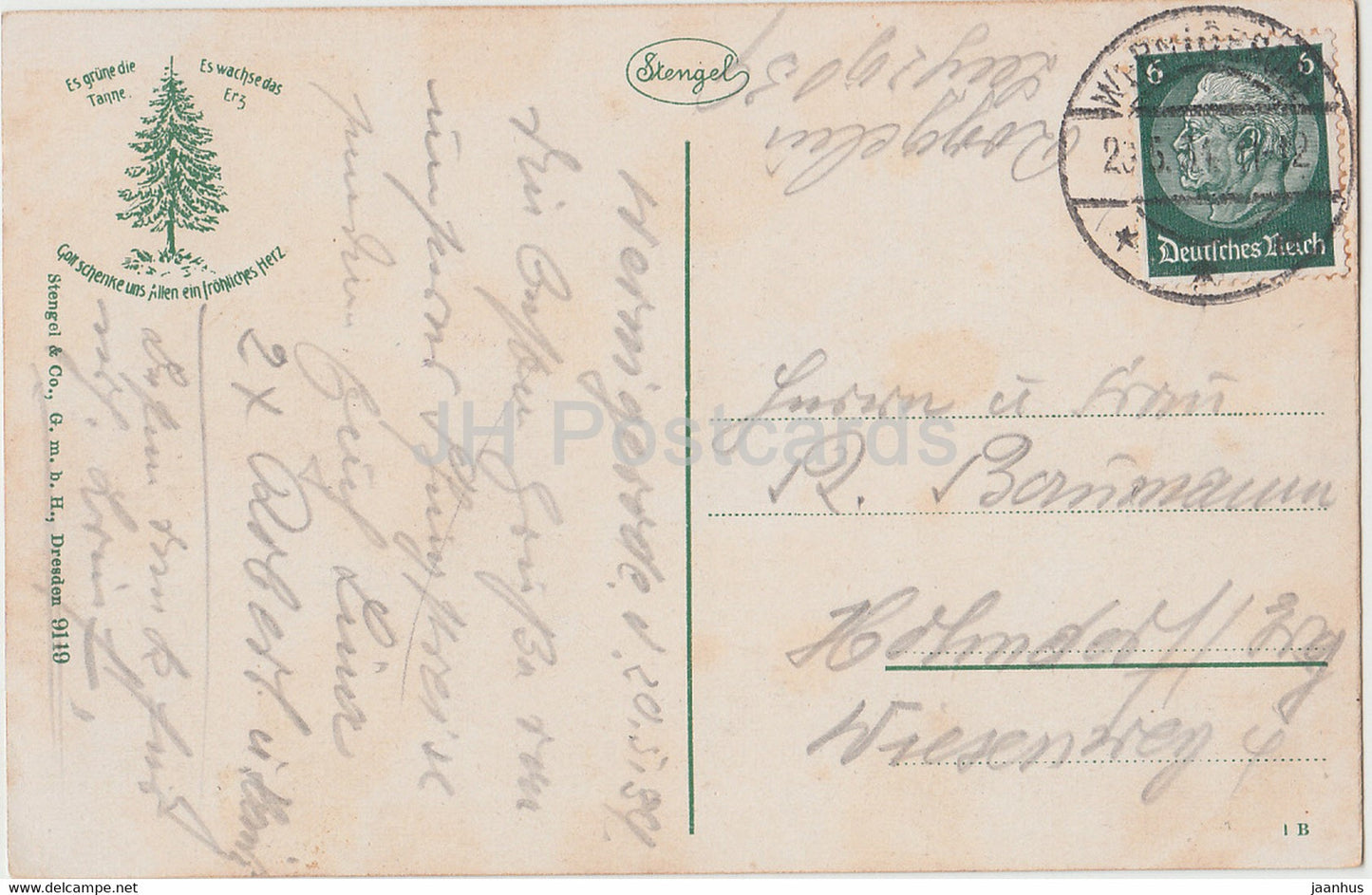 Ottofels bei Wernigerode - Gruss am dem Harz - 9119 - old postcard - 1934 - Germany - used