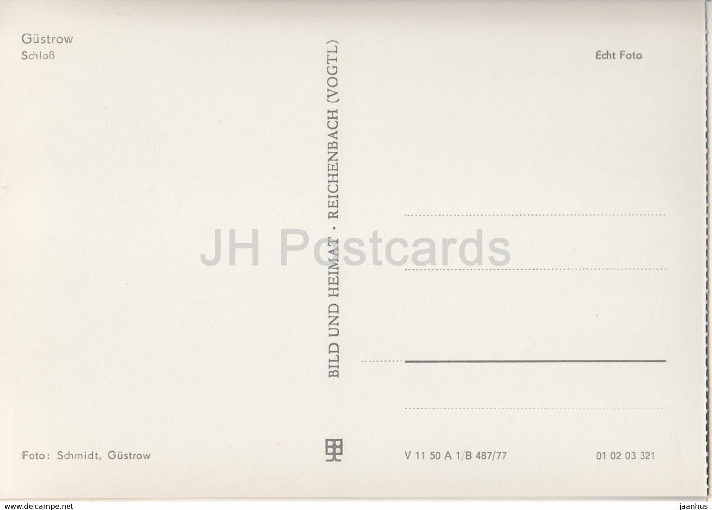 Gustrow - Schloss - castle - Germany - unused