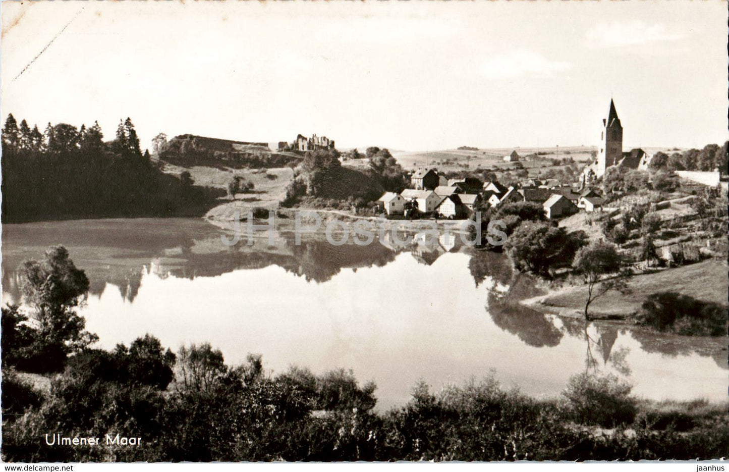 Ulmener Maar - old postcard - Germany - unused - JH Postcards