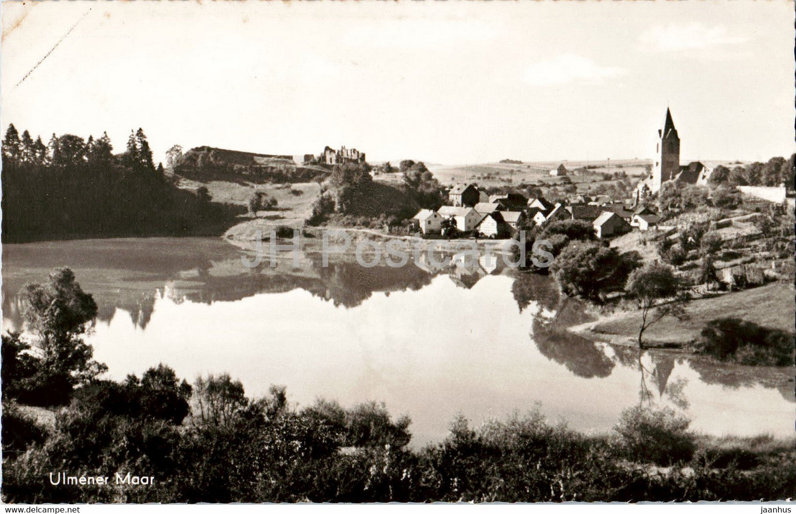 Ulmener Maar - old postcard - Germany - unused - JH Postcards