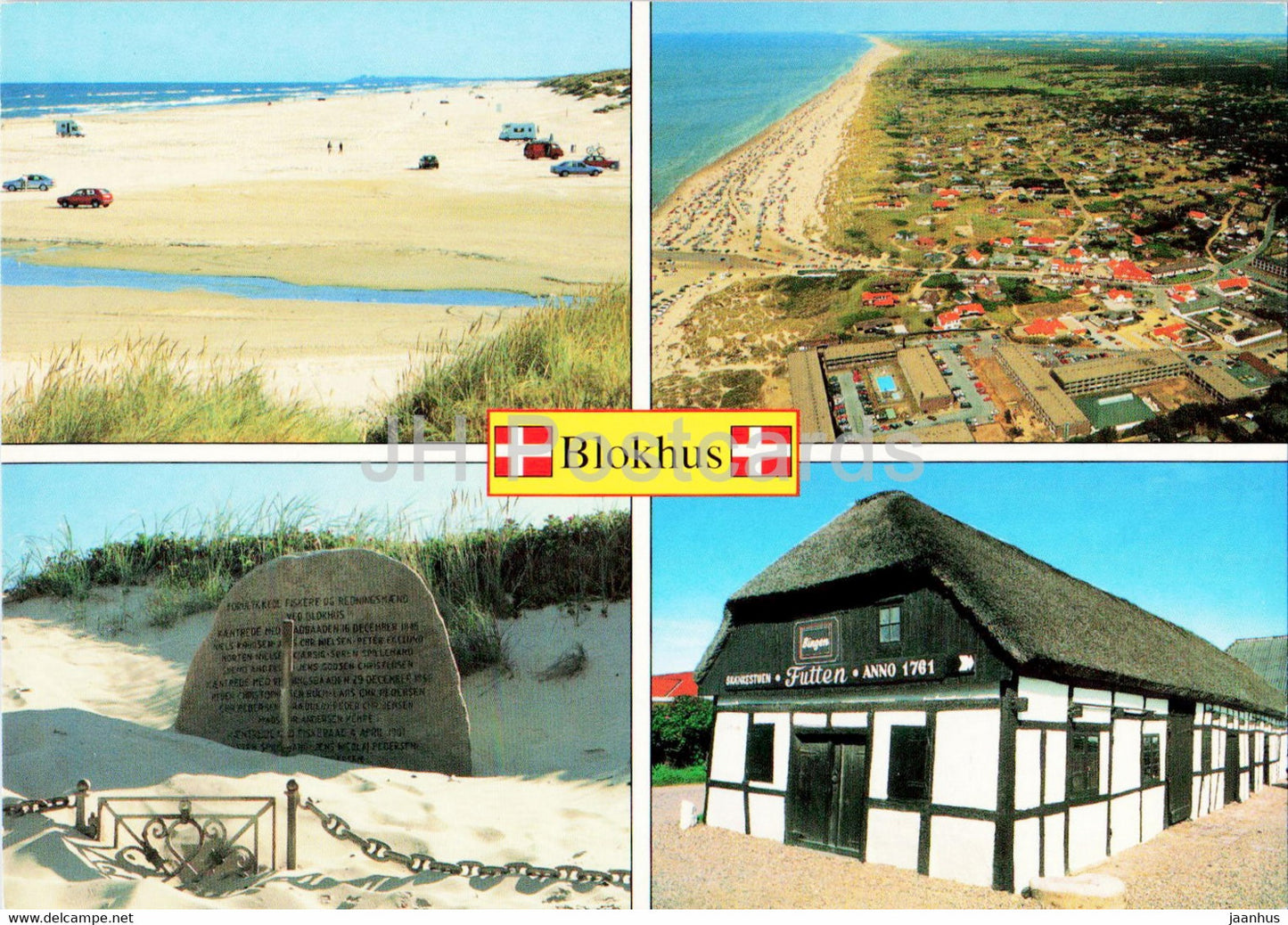 Blokhus - Futten - multiview - 1997 - Denmark - used - JH Postcards