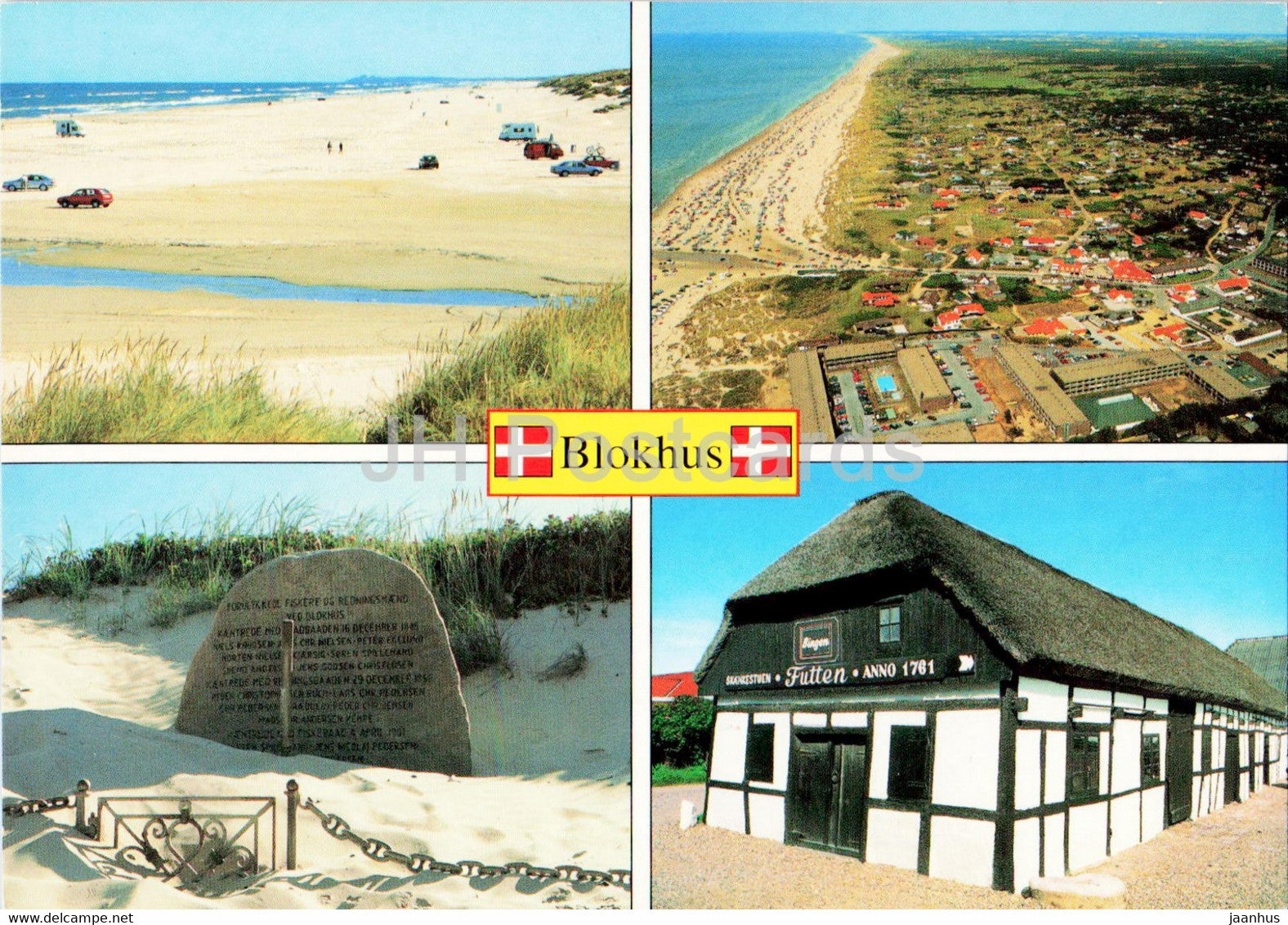 Blokhus - Futten - multiview - 1997 - Denmark - used - JH Postcards